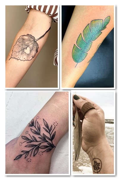 тату листя символізм