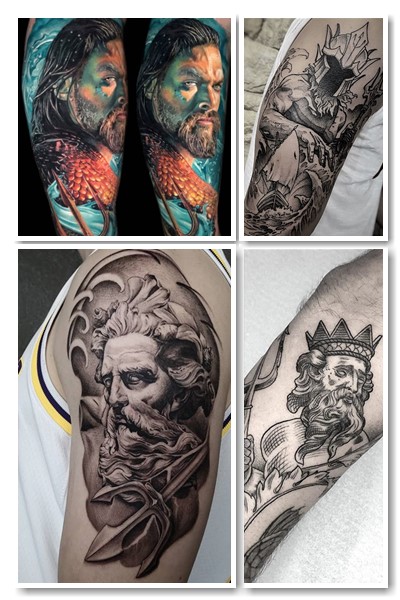 Значення татуювань Посейдон, Аквамен, Нептун