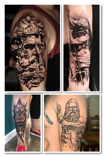 місце для тату Посейдон 