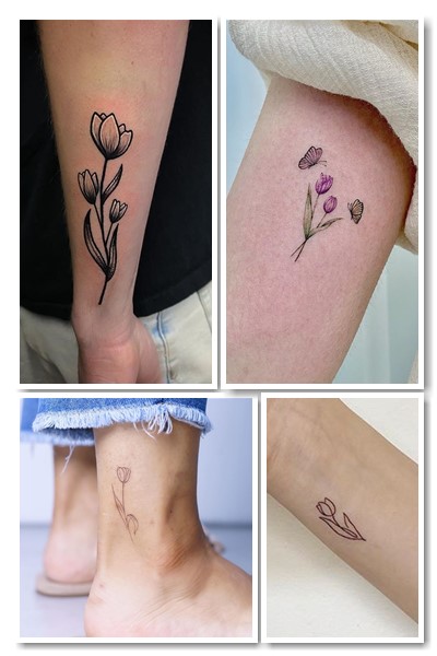 Нюанси татуювання тюльпан