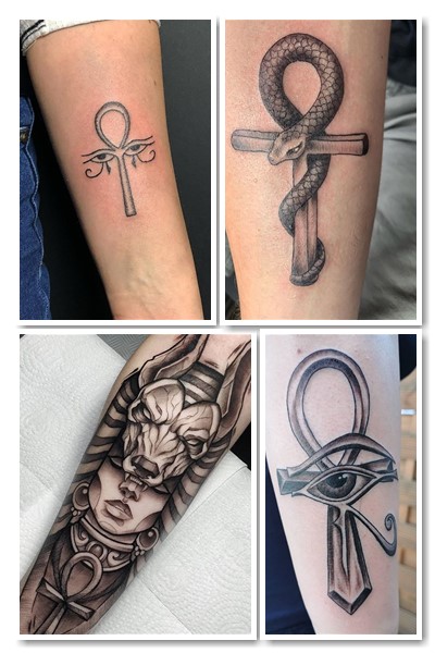 Варіанти малюнку Анкх тату