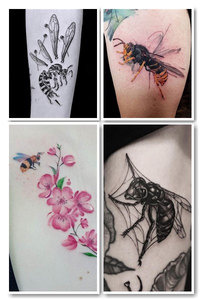 кому підходить Татуювання бджола