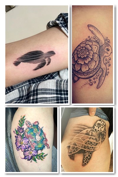 Класичні зображення тату черепаха