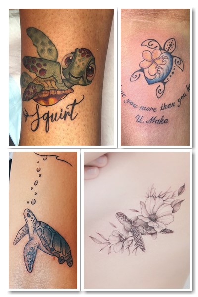 стилі для татуювання черепаха