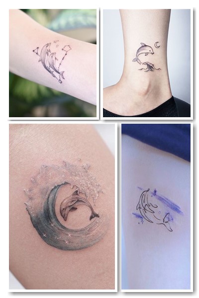 Де набивають татуювання дельфін