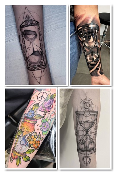 Годинник з піском тату