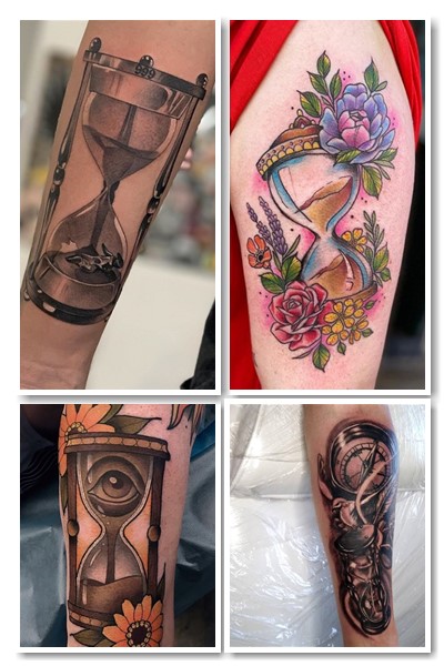 кому підійде татуювання пісочний годинник