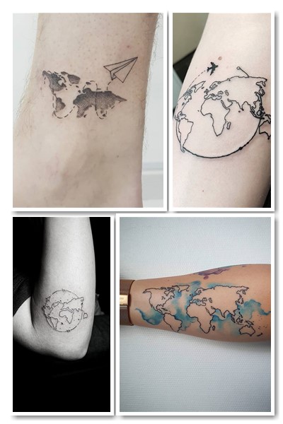 Що татуювання карта світу говорить про власника