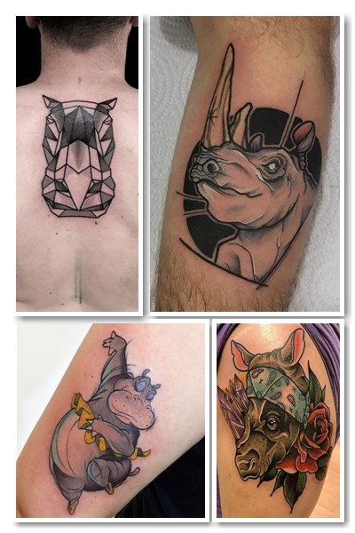 Історія символу носоріг тату