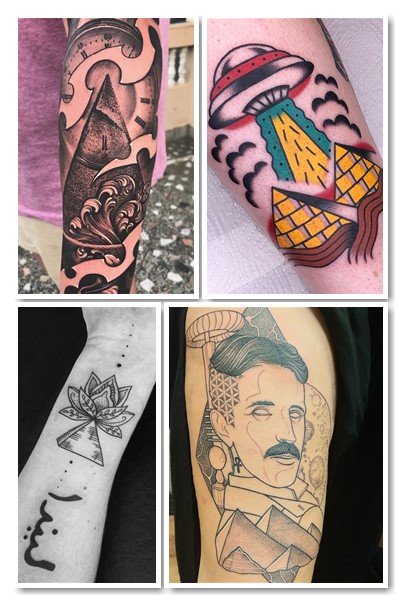 Як зображають малюнок Тату піраміда 