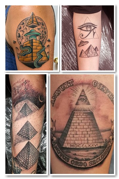 Тату піраміда найкраще виглядає на руці 