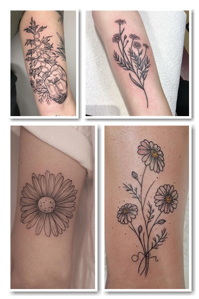 Значення для жінок тату ромашка