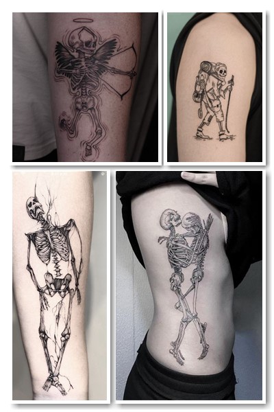 Особливості тату зі скелетом