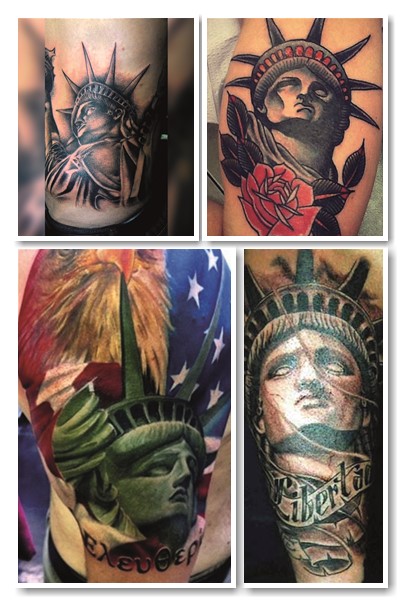 Варіанти малюнків Тату свобода