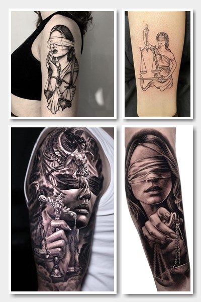 різні значення Феміда тату