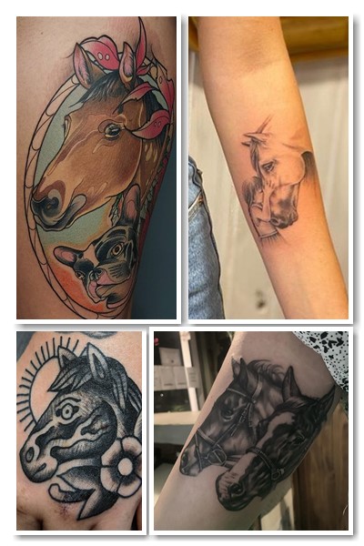 Образ коня в тату