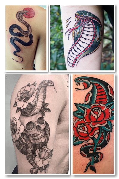 татуювання кобра на тілі