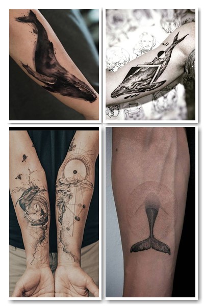 Де краще розмістити татуювання кит