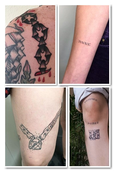 Де краще нанести татуювання з ланцюгами