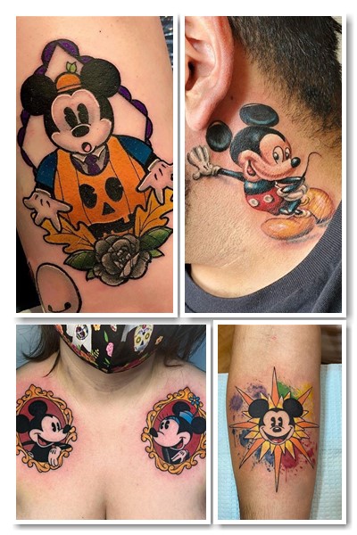 Татуювання із зображенням Міккі Мауса