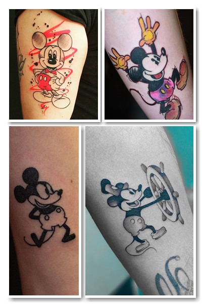 Нестандартні тату Міккі Маус