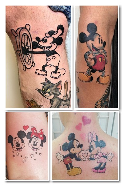 Тату Міккі Маус на диво універсальне
