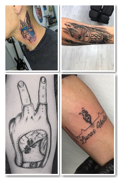 Стилі та кольори зображення мото тату