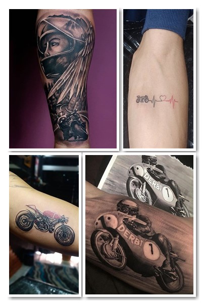 татуювання мотоцикла та інші мото тату