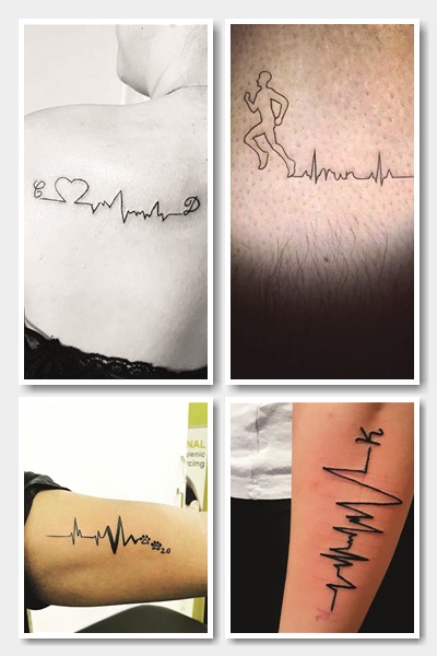 Як зображають татуювання пульс