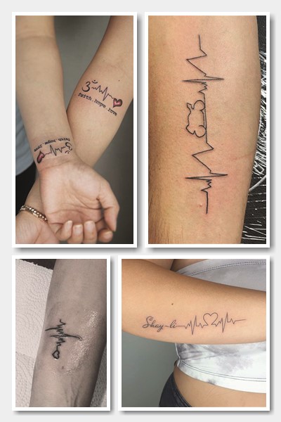 Татуювання пульс на зап'ясті