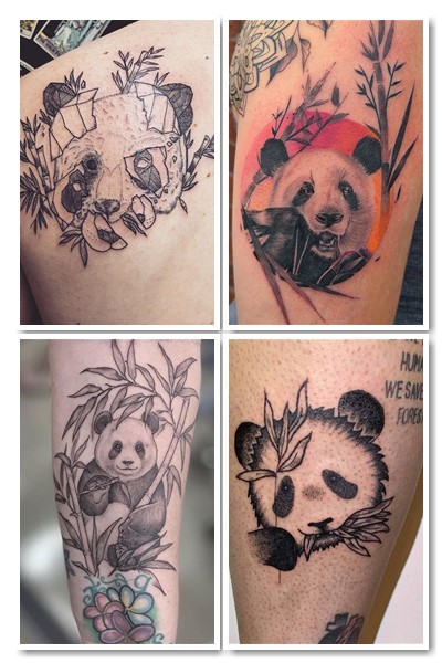 татуювання з пандою