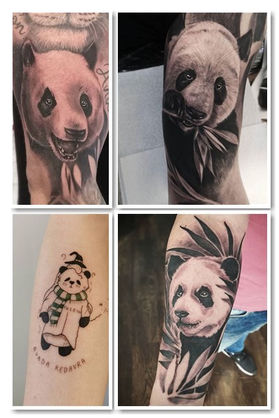 яким роблять татуювання панда