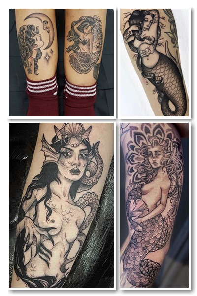 Великі тату русалка