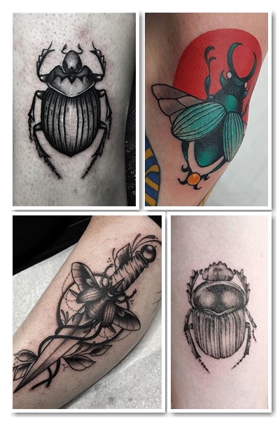 жук скарабей тату значення