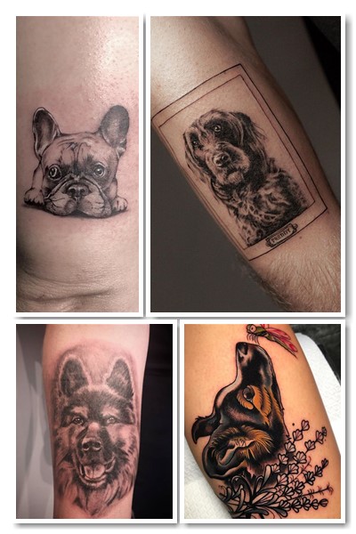 Види татуювань собака