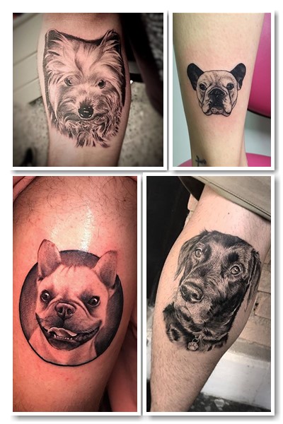 зображення тату собака 