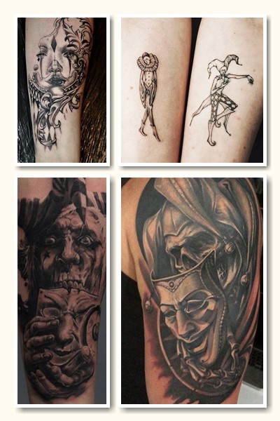 значення тату блазень і арлекін