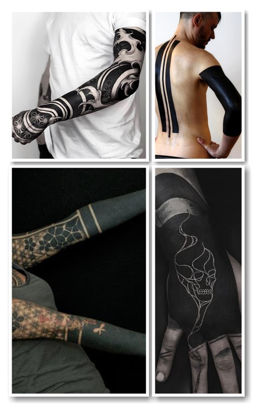 тату-композиції блекворк