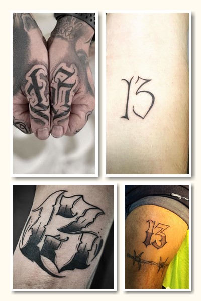 Історія числа 13 тату як символу