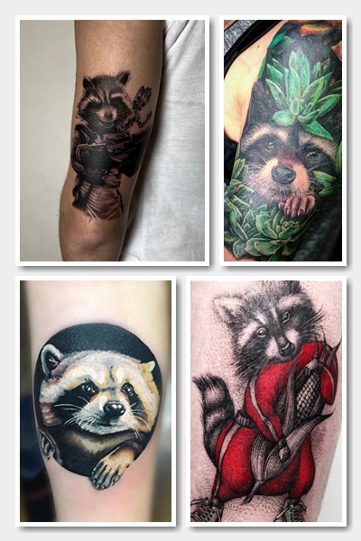 татуювання із зображенням єнота