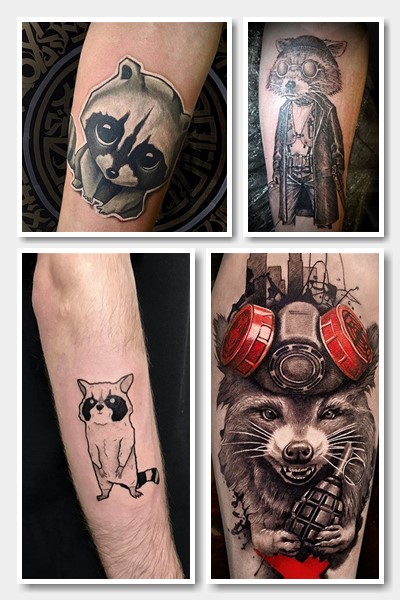 Значення зображення тату єнот