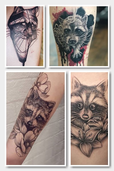 татуювання єнот