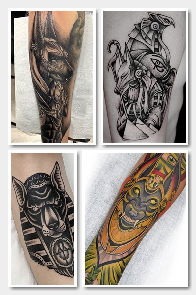 тату бог Анубіс