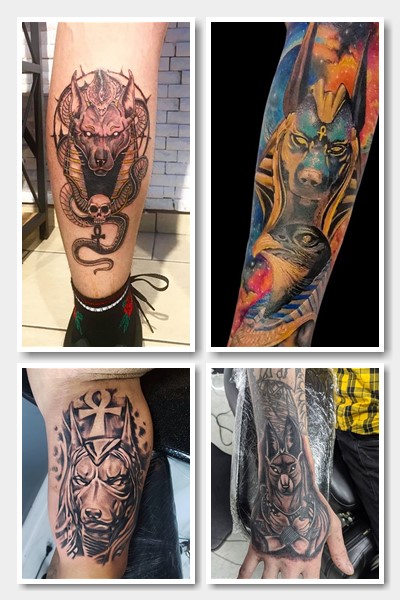 бог Анубіс тату