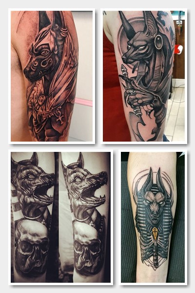 Анубіс тату має містичне значення