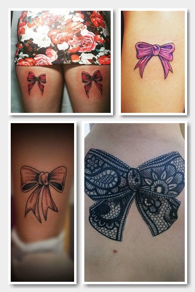 Тату із зображенням бантика