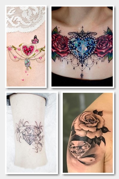 Варіанти малюнків Тату алмаз