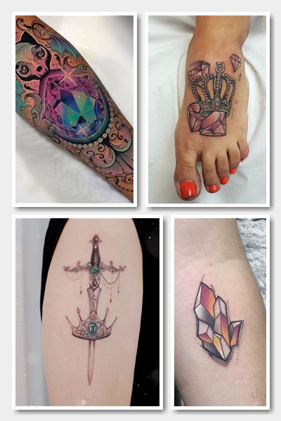 Татуювання з діамантом підкреслює унікальність 