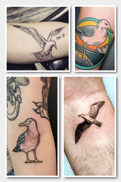 Особливості татуювань з морськими птахами