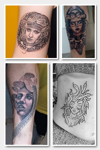 Як зображають Медузу Горгону тату